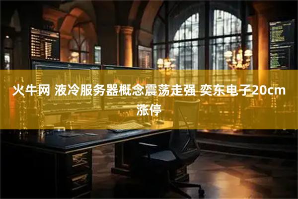 火牛网 液冷服务器概念震荡走强 奕东电子20cm涨停